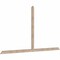 Ekena Millwork Portland Smooth Timber Gable Bracket, Douglas Fir, 108"W x 58"H x 1 1/2"D x 3 1/2"F, 13/12 Pitch GBW108X58X0204POR00SDF - alternate 3